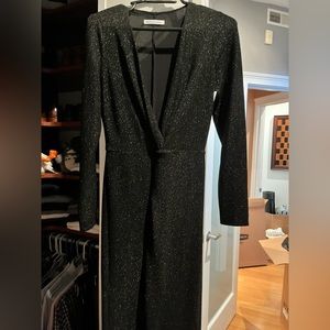 Black Lurex Ref Dress